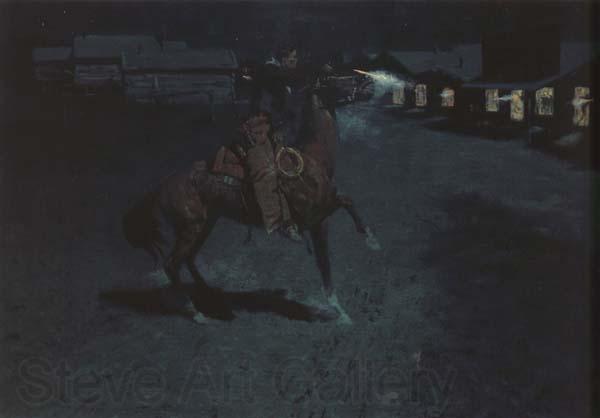 Frederic Remington An Argument with the Town Marshal (mk43)